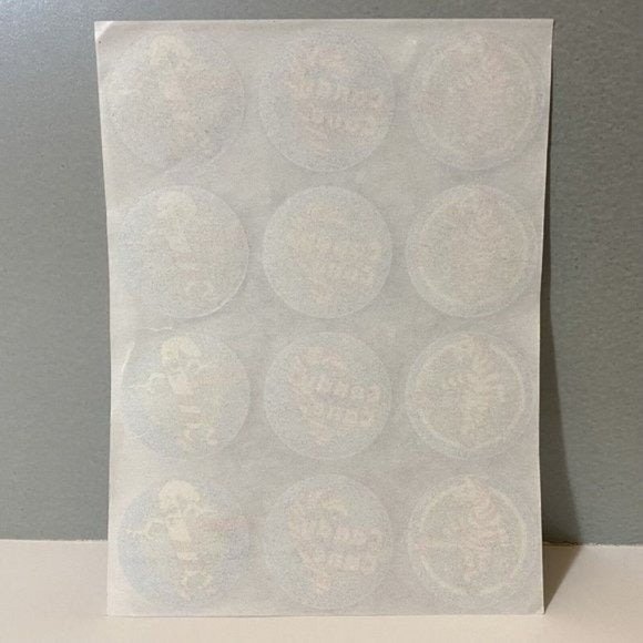 Vintage 1980s CTP Scratch & Sniff Candy Cane Zebra Mint Stickers Creative Teachi - Picture 6 of 8